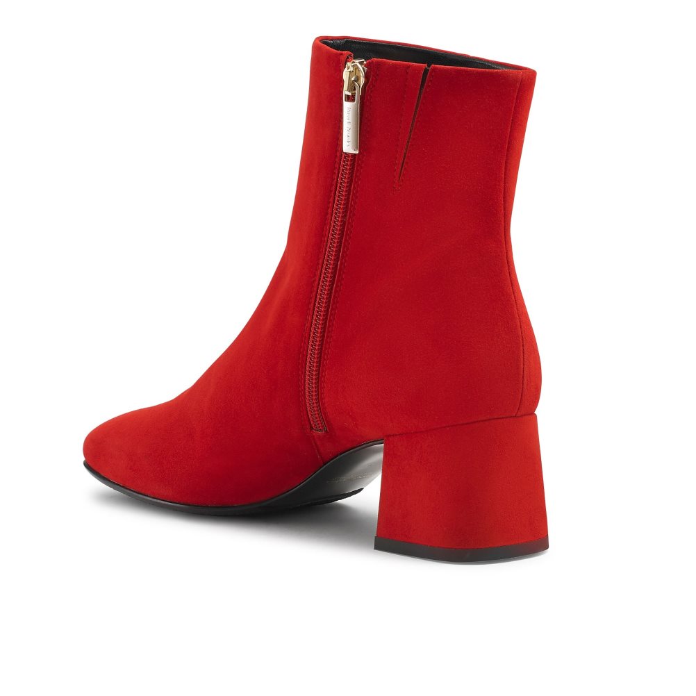Dámské Kotníkové Boty Russell & Bromley Infinity Červené | CZ-24698T