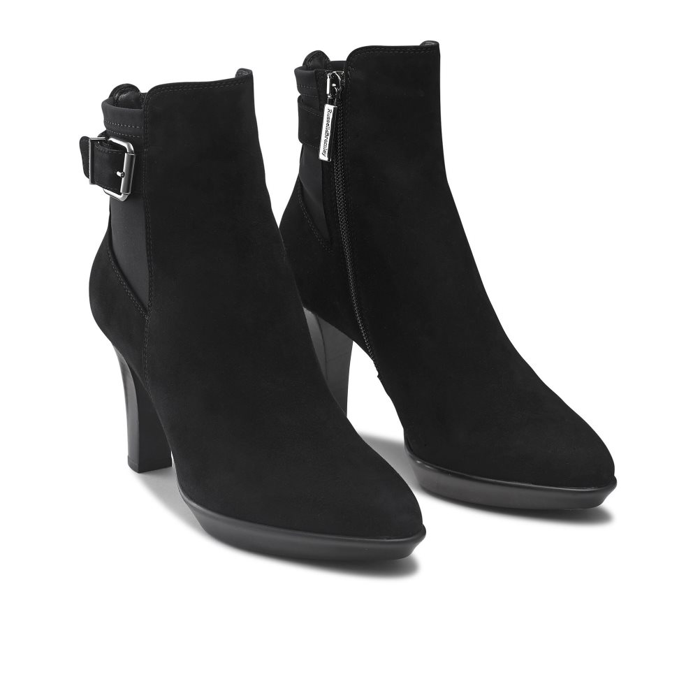 Dámské Kotníkové Boty Russell & Bromley Raindrop Platformy Černé | CZ-42861V