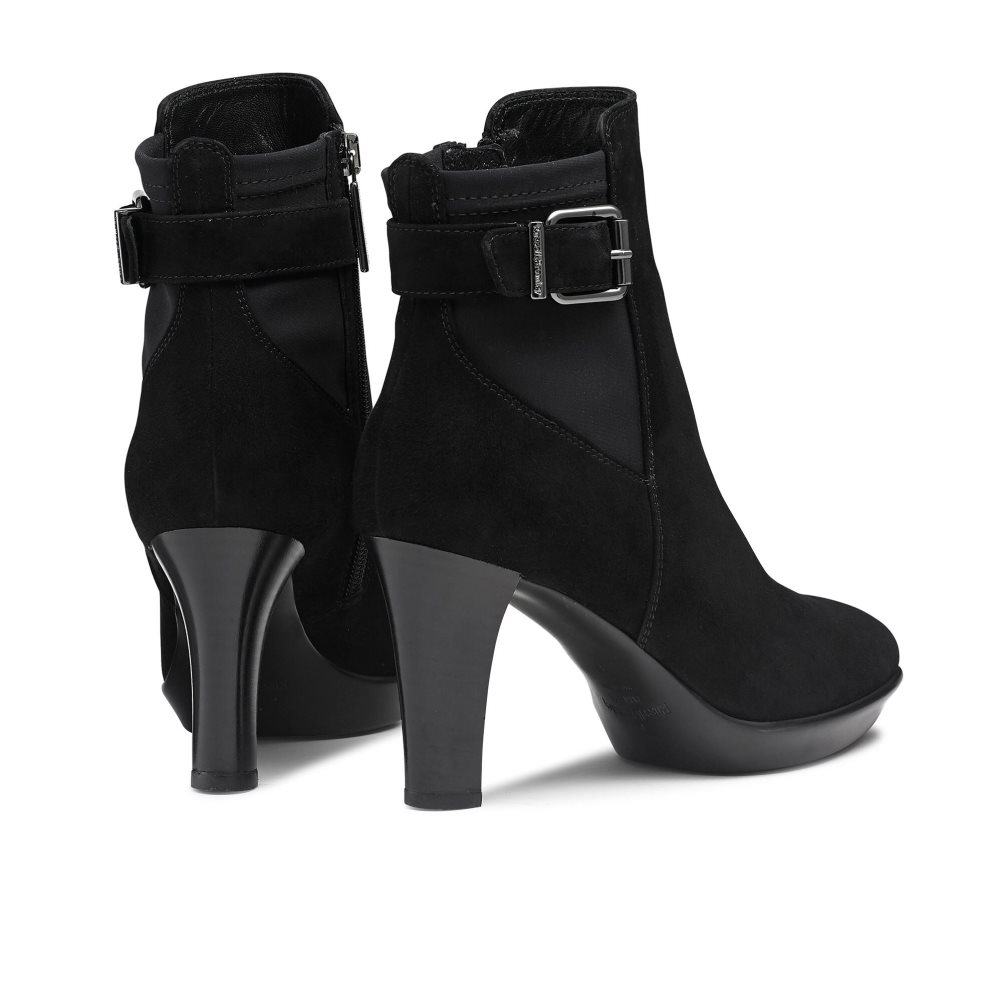 Dámské Kotníkové Boty Russell & Bromley Raindrop Platformy Černé | CZ-42861V
