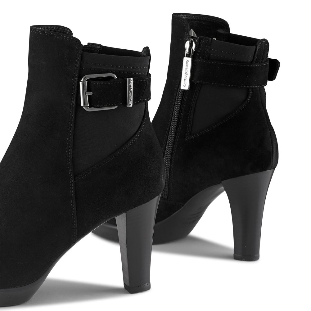 Dámské Kotníkové Boty Russell & Bromley Raindrop Platformy Černé | CZ-42861V