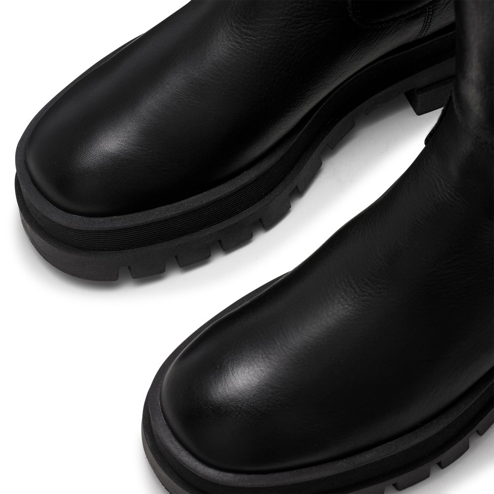 Dámské Kotníkové Boty Russell & Bromley Pracovní It Zip Back Worker Černé | CZ-50279O
