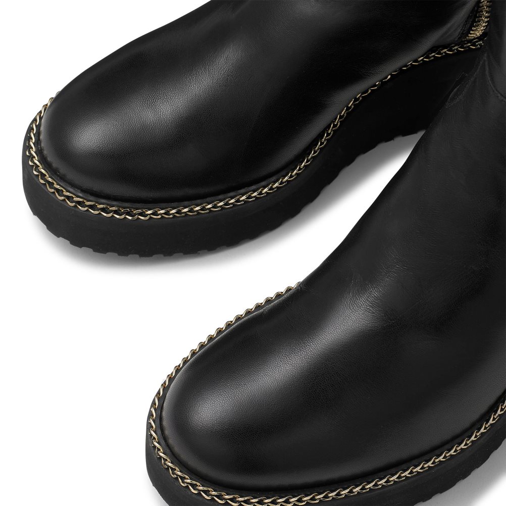 Dámské Kotníkové Boty Russell & Bromley Wedgeout Double Zip Černé | CZ-59816V