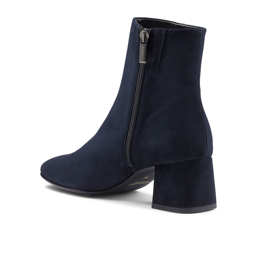 Dámské Kotníkové Boty Russell & Bromley Infinity Tmavě Blankyt | CZ-63254Q