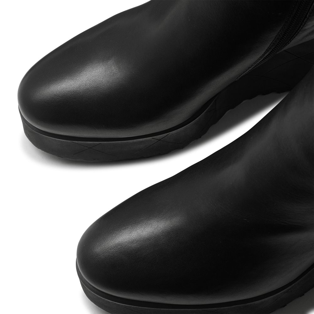 Dámské Kozačky Na Klínku Russell & Bromley Royalty Dryleks Ankle Černé | CZ-43289P