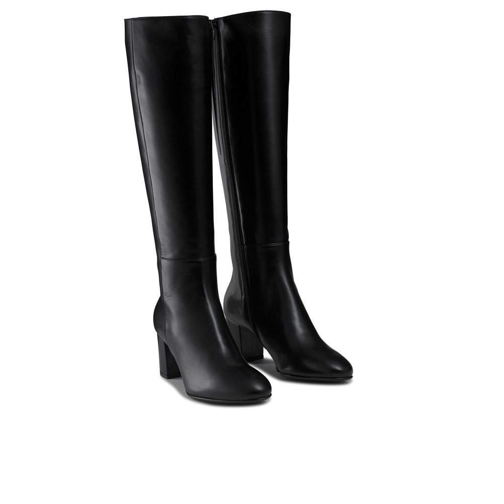 Dámské Kozačky Nad Kolena Russell & Bromley Dressage Černé | CZ-03452J