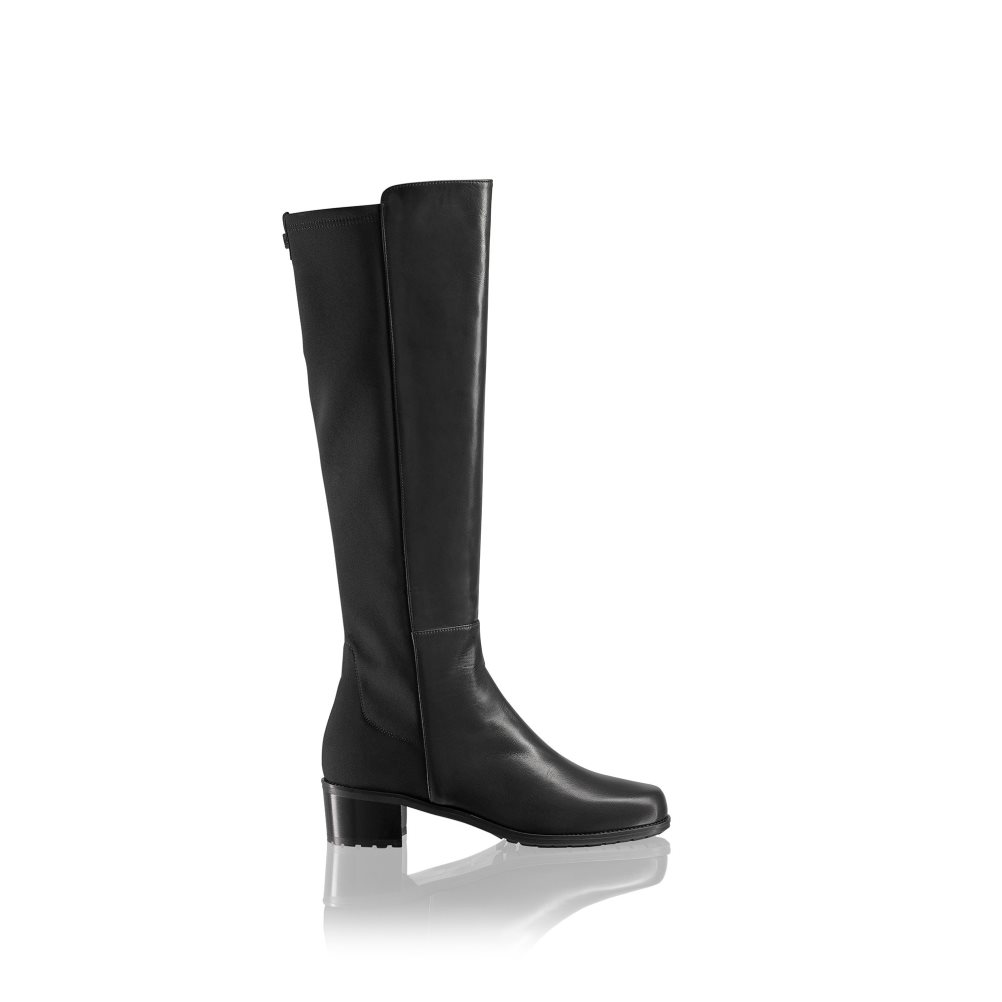 Dámské Kozačky Nad Kolena Russell & Bromley Demi Length Stretch Černé | CZ-28094N