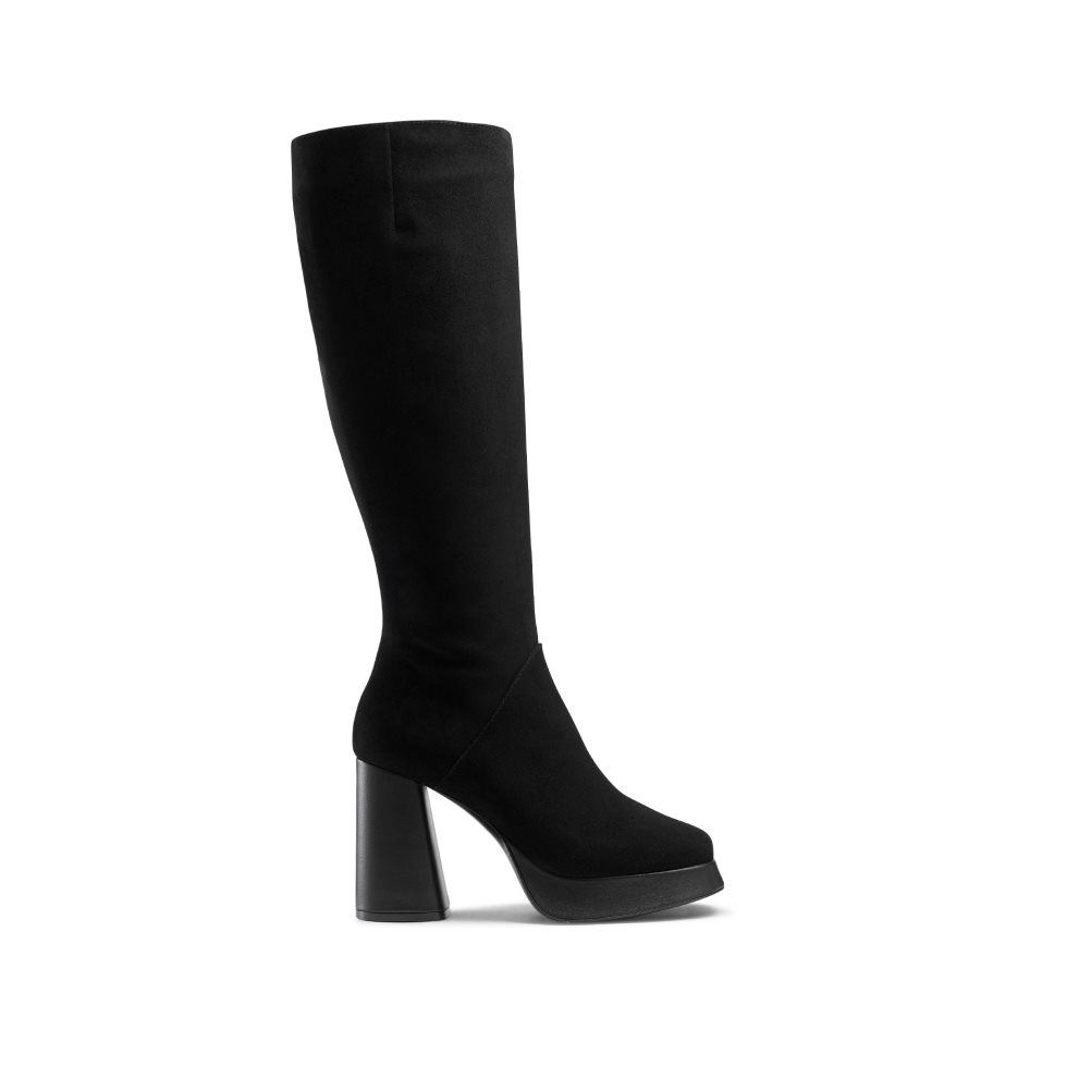 Dámské Kozačky Nad Kolena Russell & Bromley Cloud Nine Platformy Černé | CZ-64709N