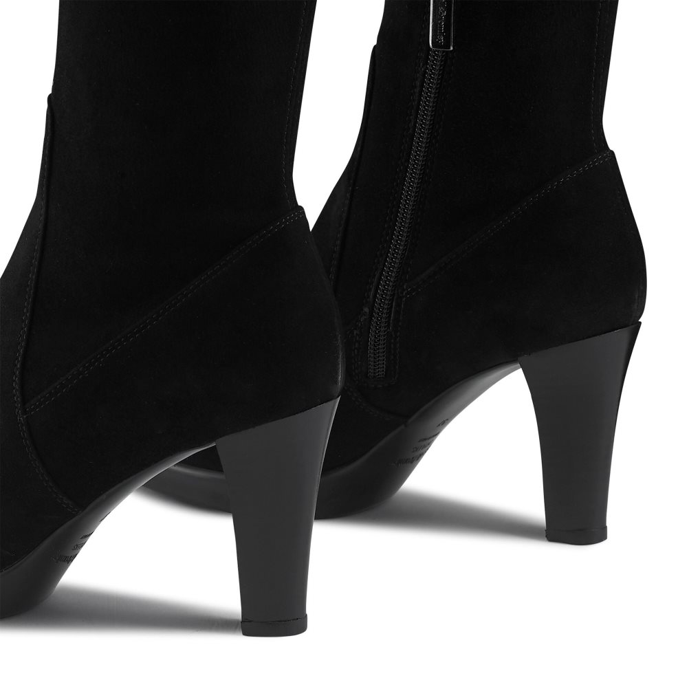 Dámské Kozačky Nad Kolena Russell & Bromley Windfall Černé | CZ-97321B