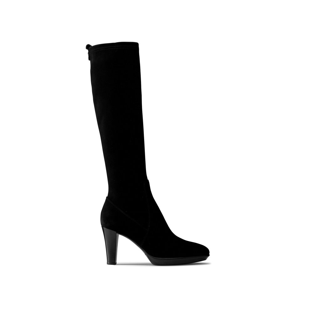 Dámské Kozačky Nad Kolena Russell & Bromley Windfall Černé | CZ-97321B