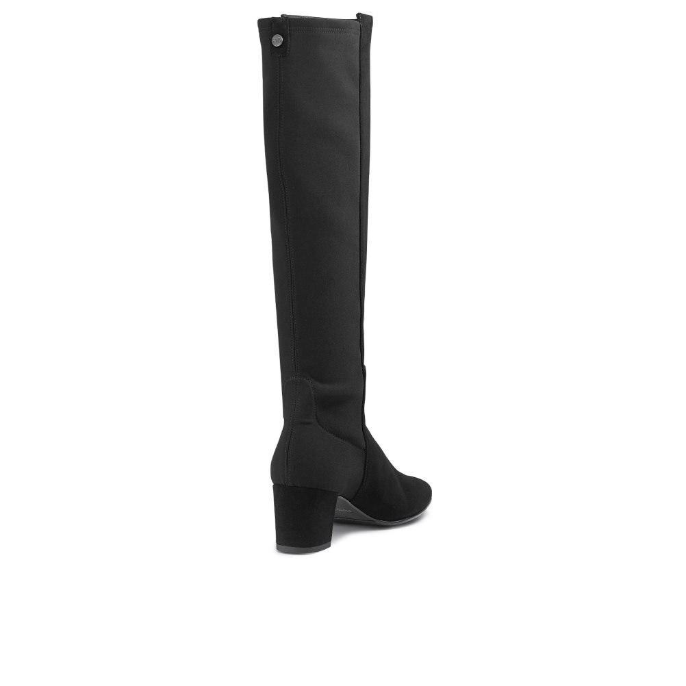 Dámské Kozačky Nad Kolena Russell & Bromley Trinni Long Stretch Černé | CZ-98647D