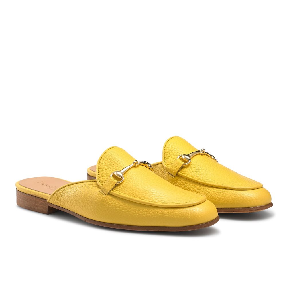 Dámské Loafers Russell & Bromley Backless Žluté | CZ-17249E