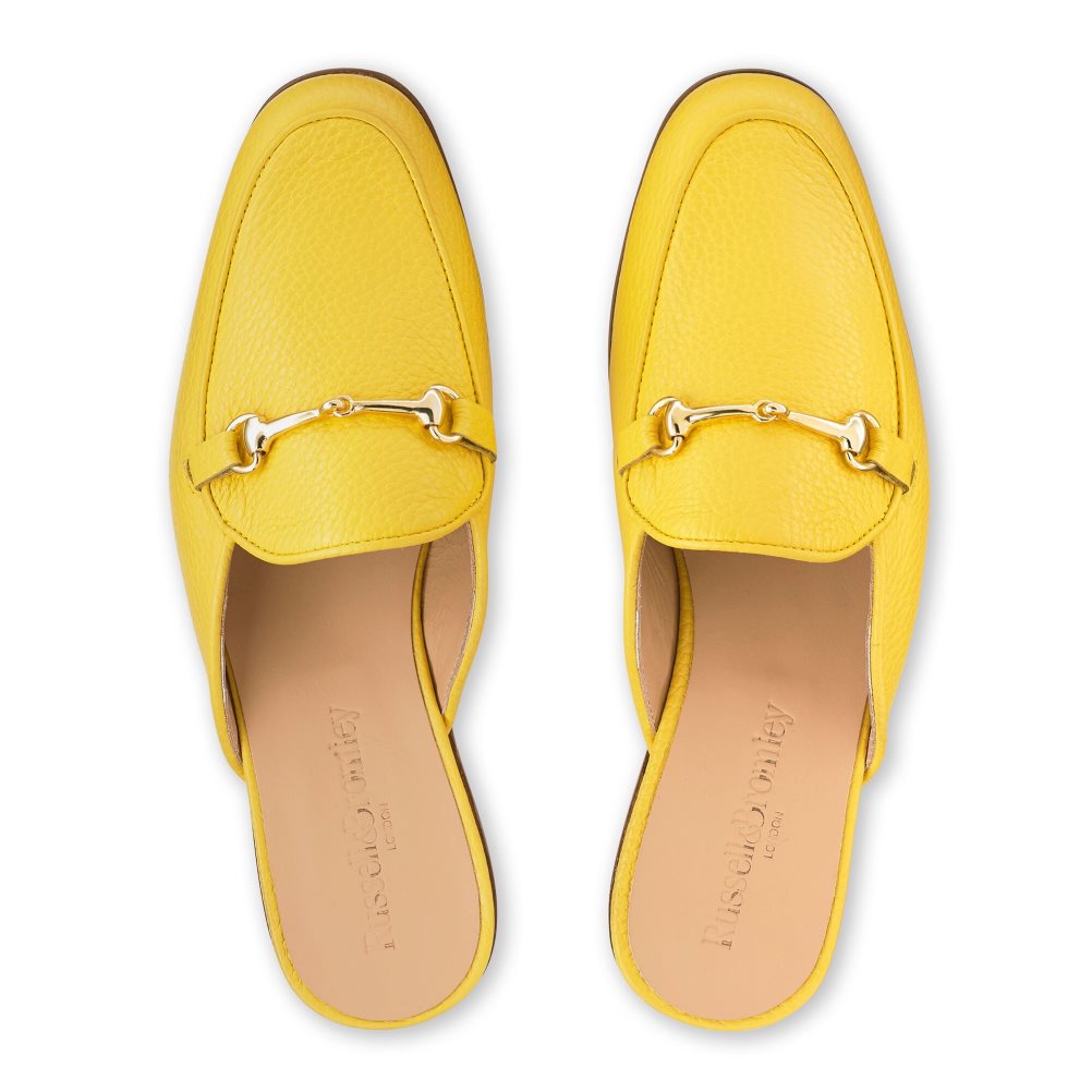 Dámské Loafers Russell & Bromley Backless Žluté | CZ-17249E