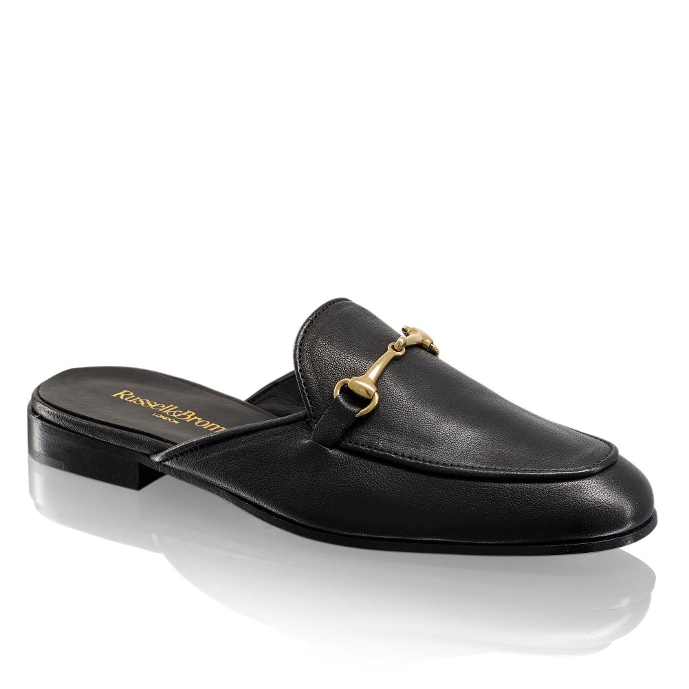 Dámské Loafers Russell & Bromley Backless Černé | CZ-24593A