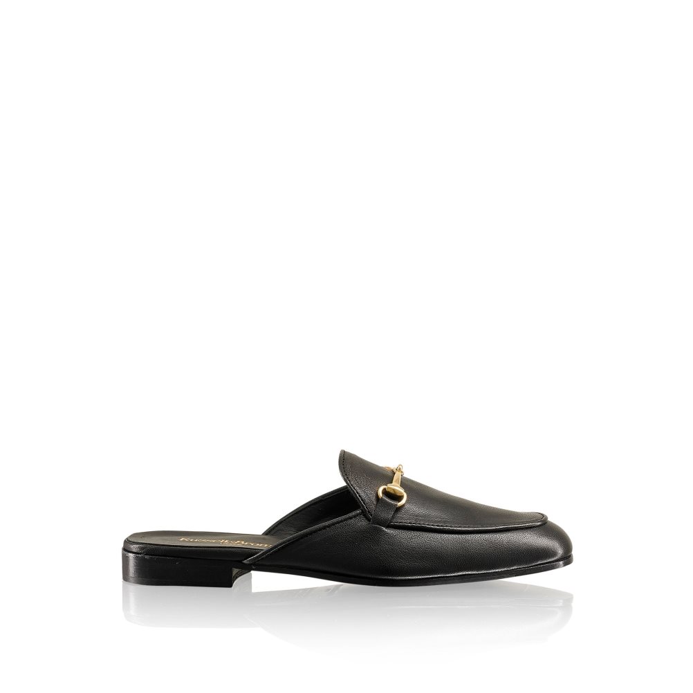 Dámské Loafers Russell & Bromley Backless Černé | CZ-24593A