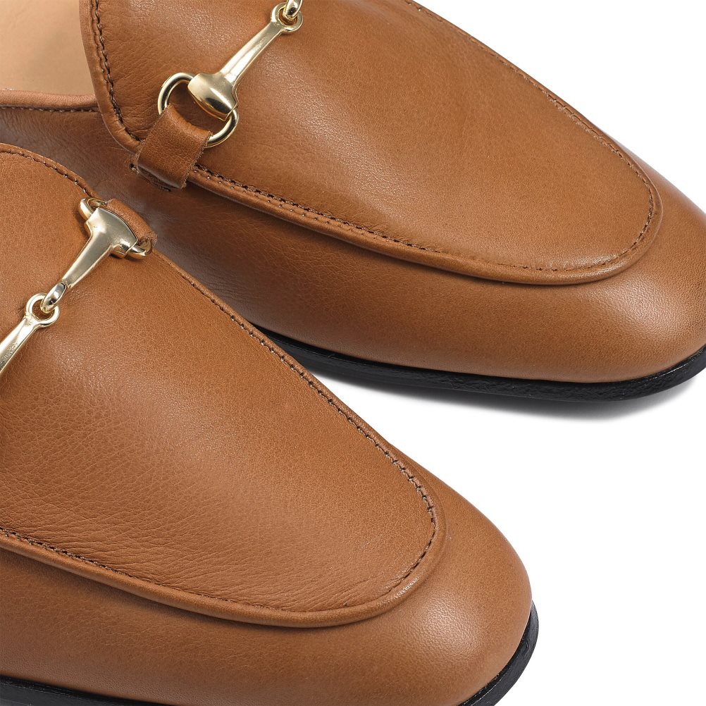 Dámské Loafers Russell & Bromley Backless Hnědé | CZ-78319E