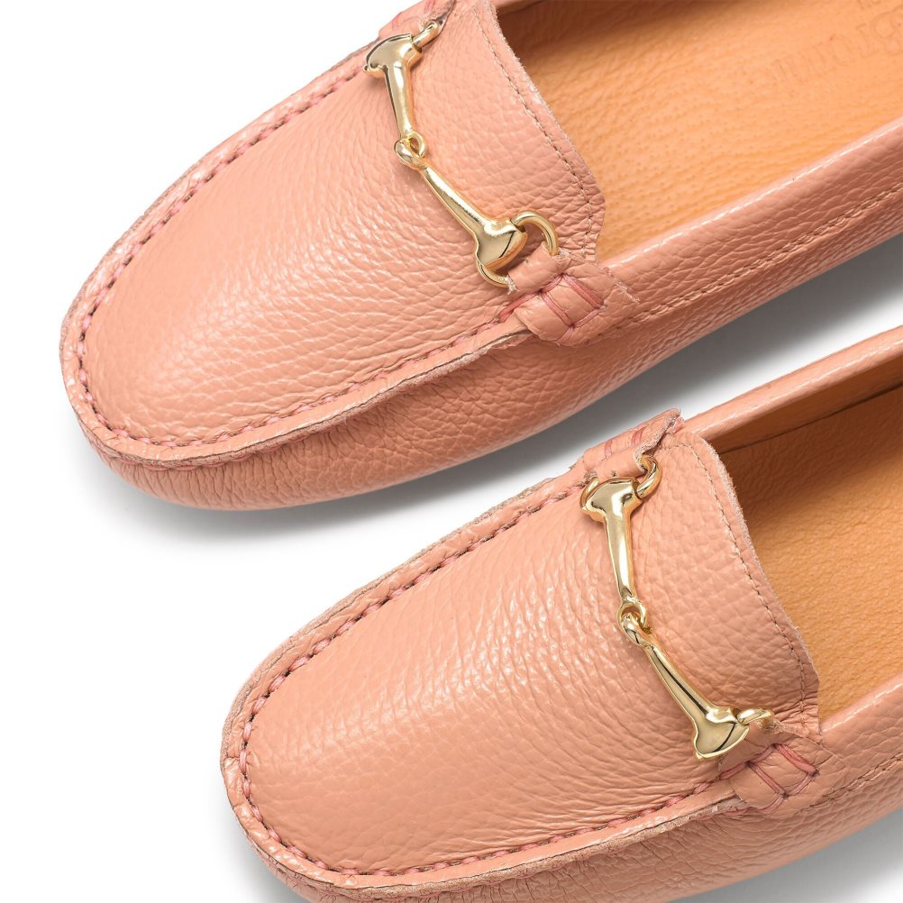 Dámské Loafers Russell & Bromley Piazza Snaffle Trim Driver Růžové | CZ-18257I