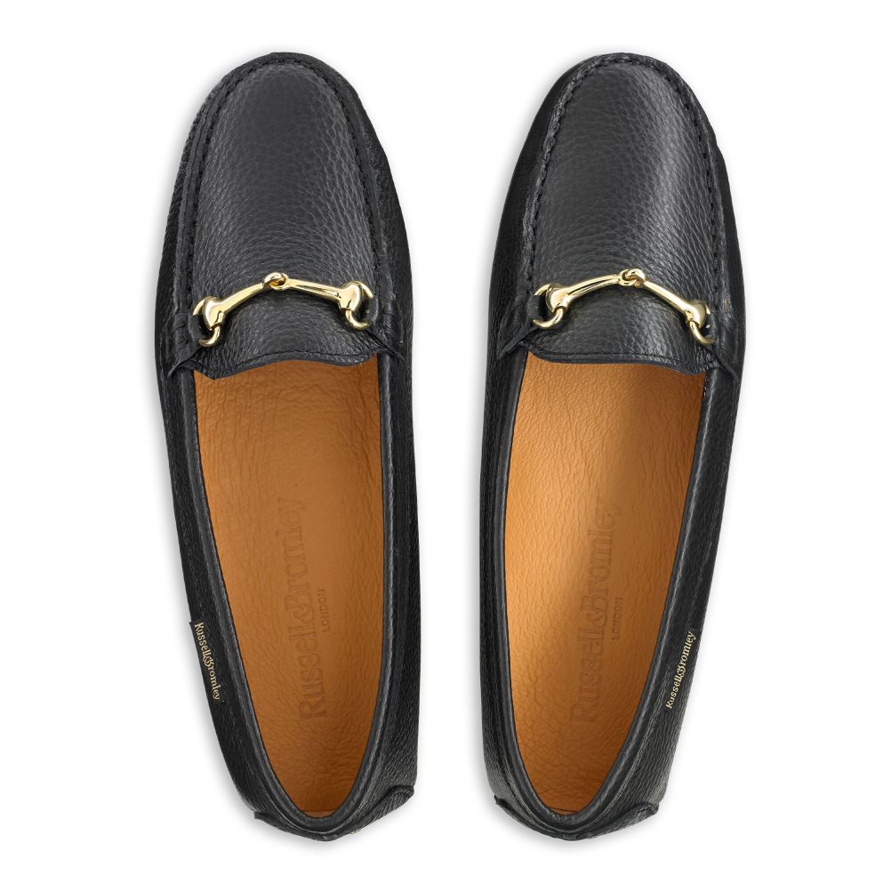 Dámské Loafers Russell & Bromley Piazza Snaffle Trim Driver Černé | CZ-20841K