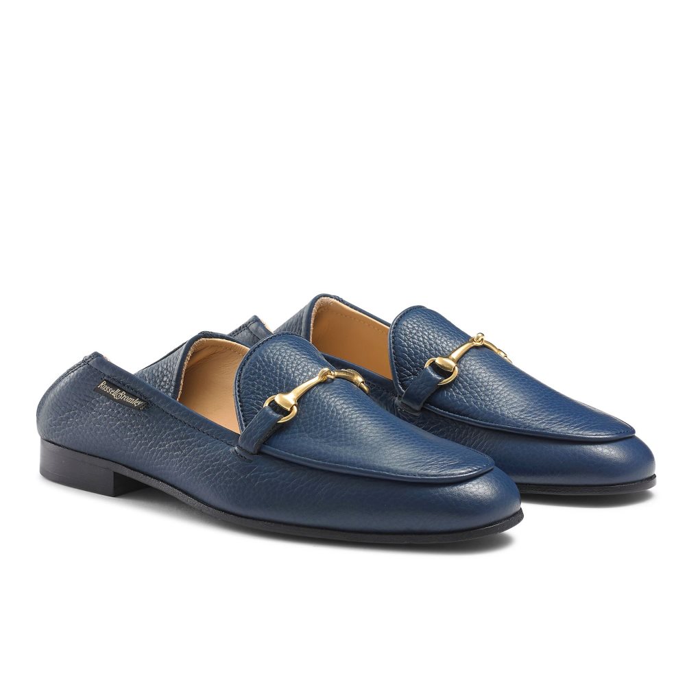 Dámské Loafers Russell & Bromley Snaffle Tmavě Blankyt | CZ-20918T