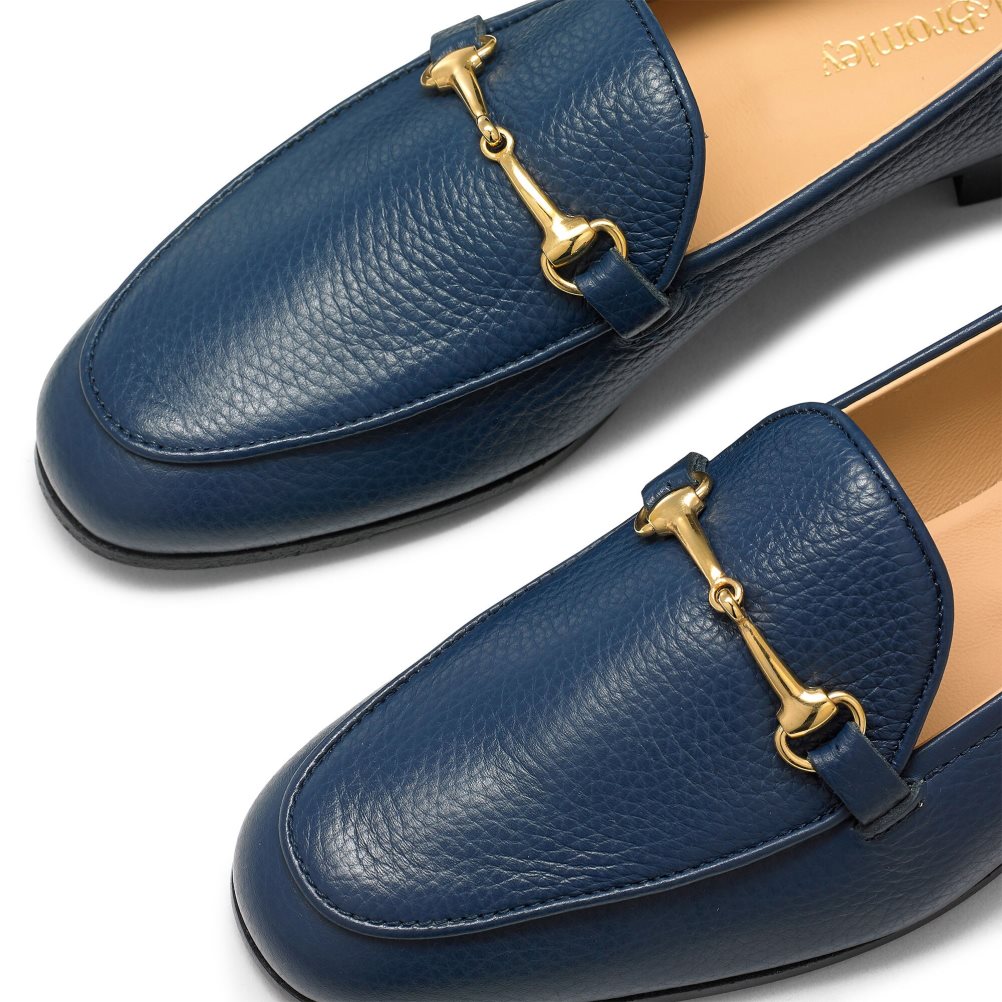 Dámské Loafers Russell & Bromley Snaffle Tmavě Blankyt | CZ-20918T