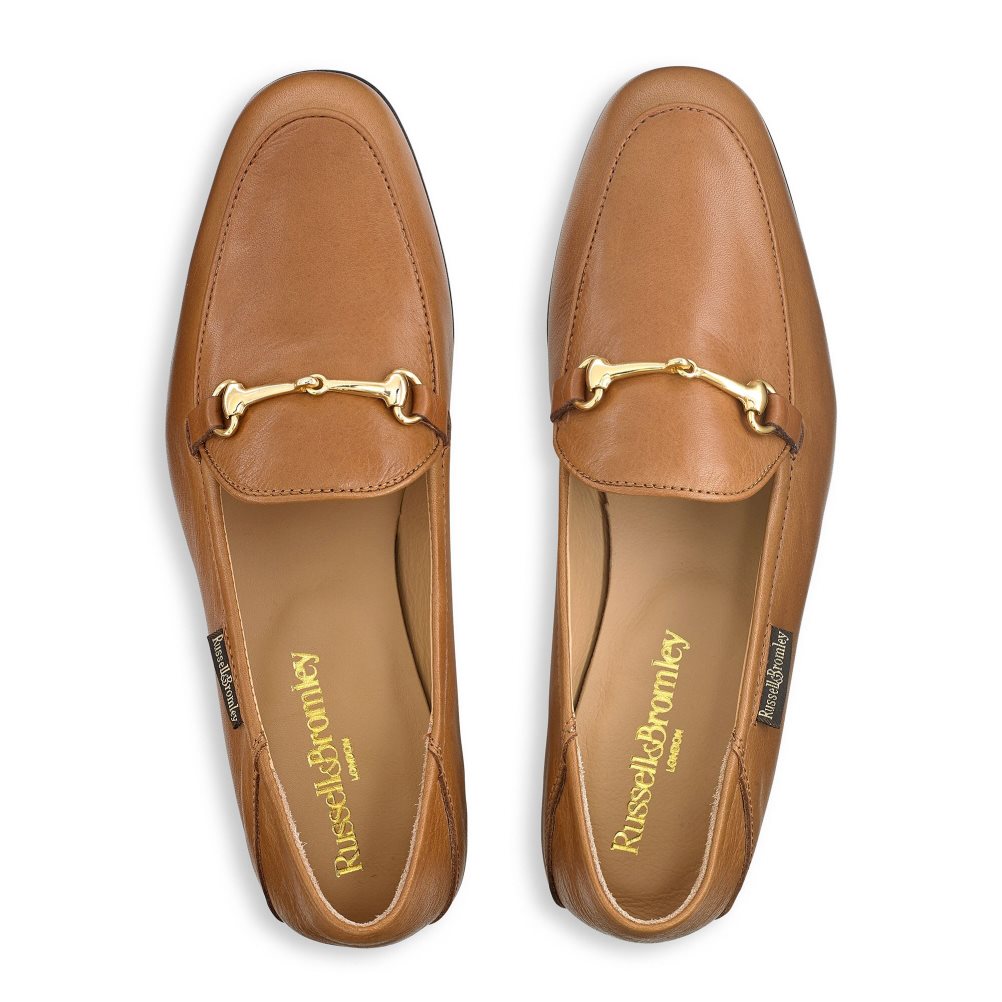 Dámské Loafers Russell & Bromley Snaffle Hnědé | CZ-31652J