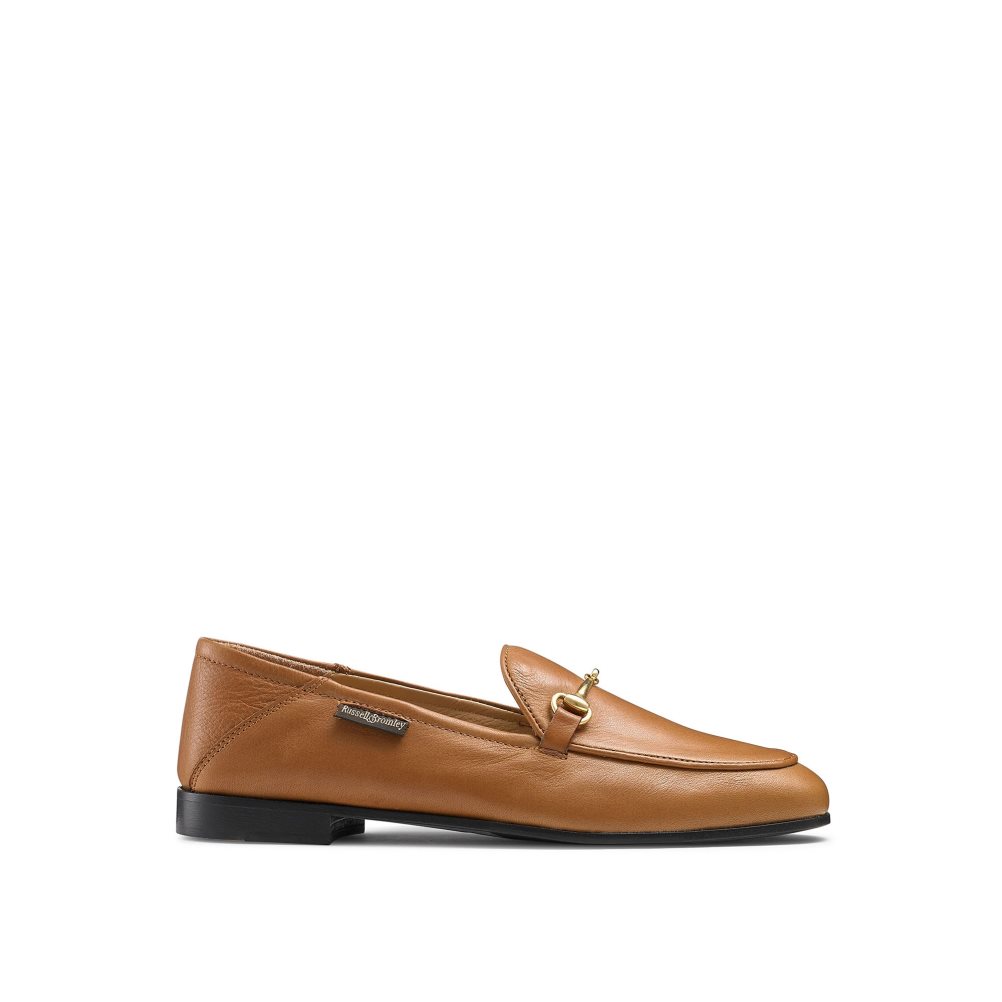 Dámské Loafers Russell & Bromley Snaffle Hnědé | CZ-31652J