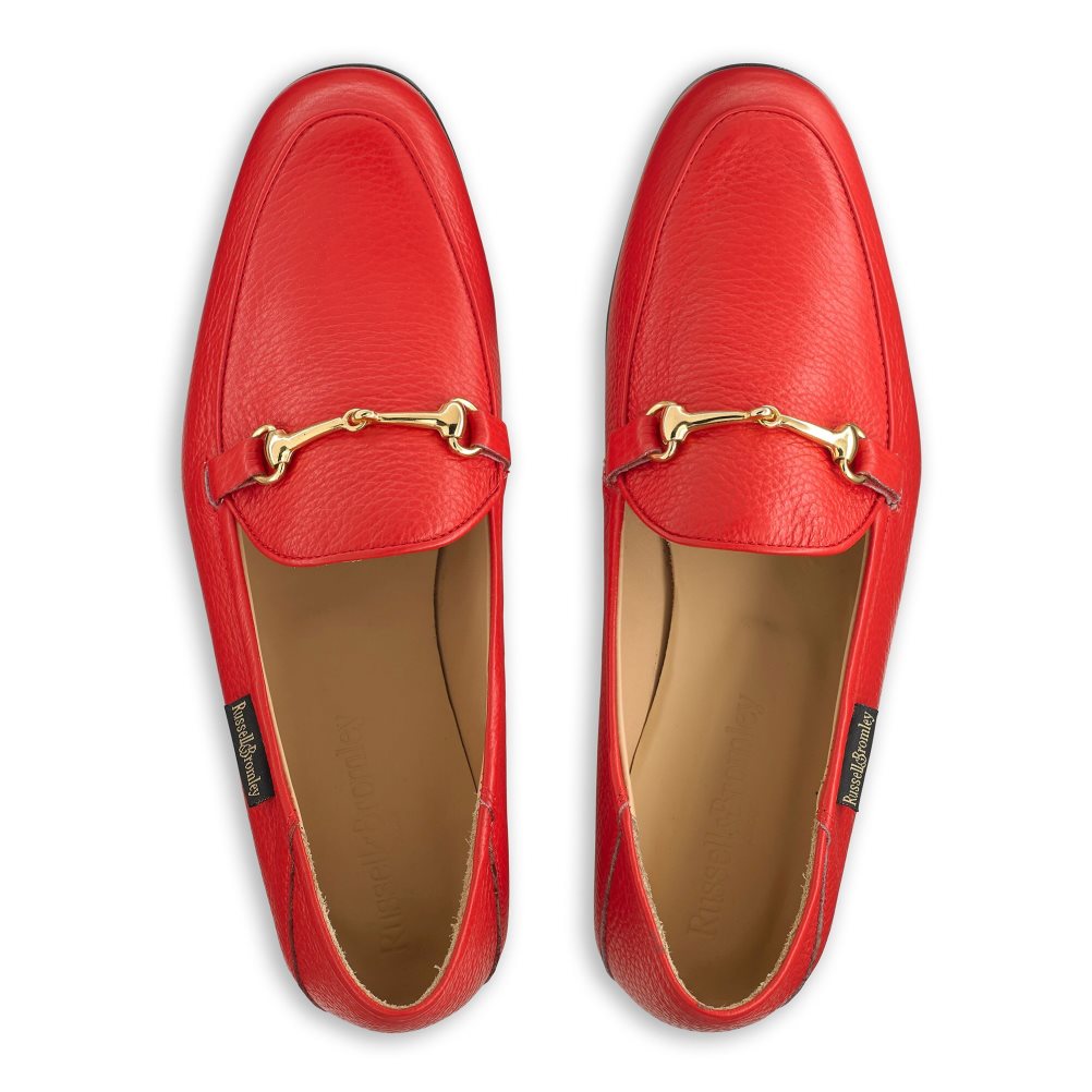 Dámské Loafers Russell & Bromley Snaffle Červené | CZ-67203I