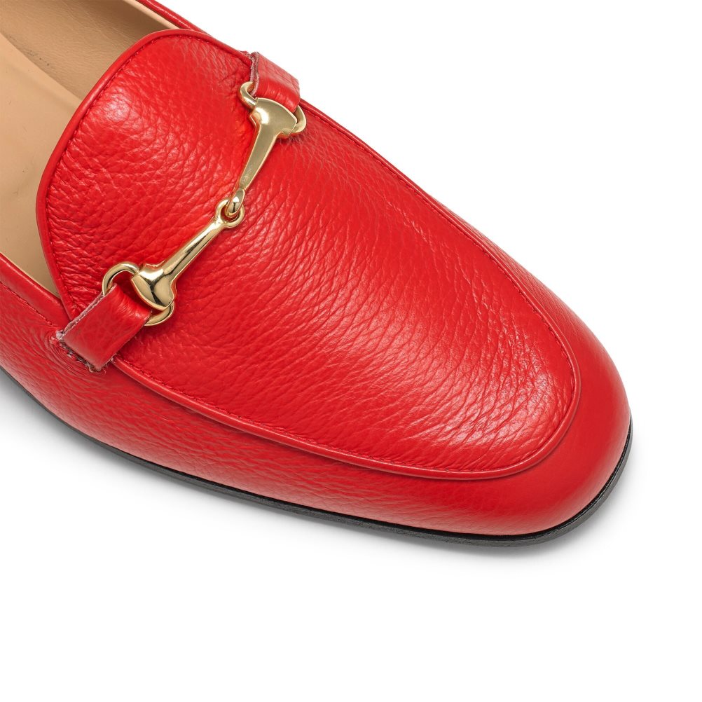 Dámské Loafers Russell & Bromley Snaffle Červené | CZ-67203I