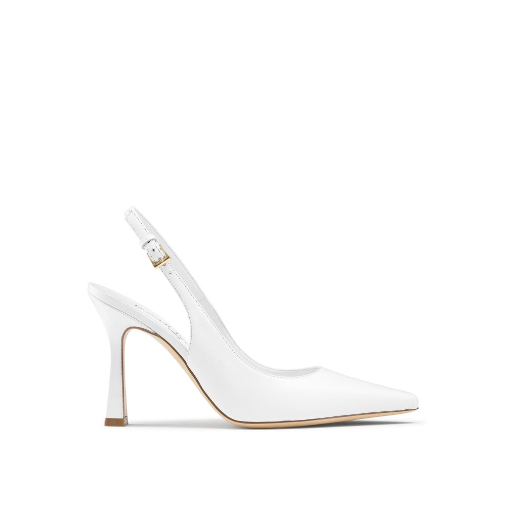 Dámské Lodičky Russell & Bromley Slingback Point Bílé | CZ-02495F