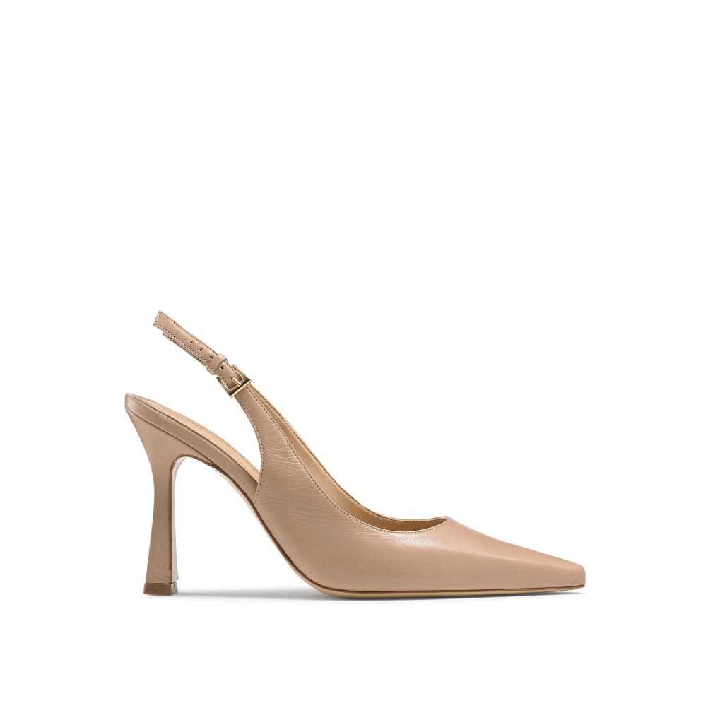 Dámské Lodičky Russell & Bromley Slingback Point Světle Hnědé | CZ-18036W