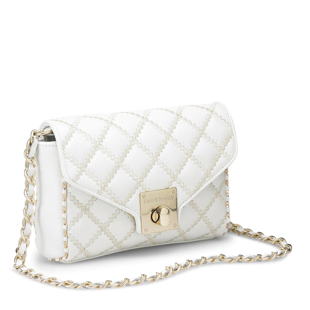 Dámské Mini Taška Russell & Bromley Boulevard2 Bílé | CZ-34102E