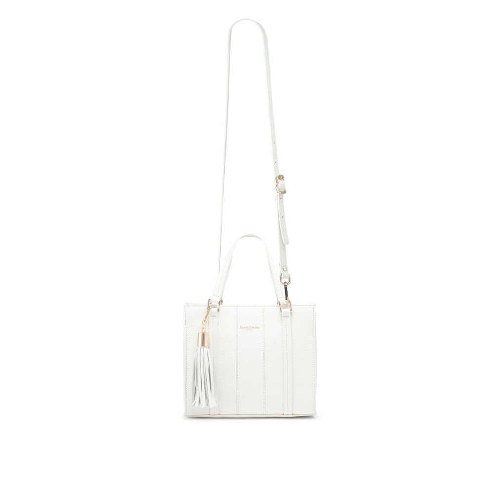 Dámské Mini Taška Russell & Bromley Clarity Grab Bílé | CZ-97614D