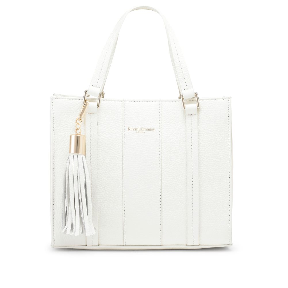 Dámské Mini Taška Russell & Bromley Clarity Grab Bílé | CZ-97614D