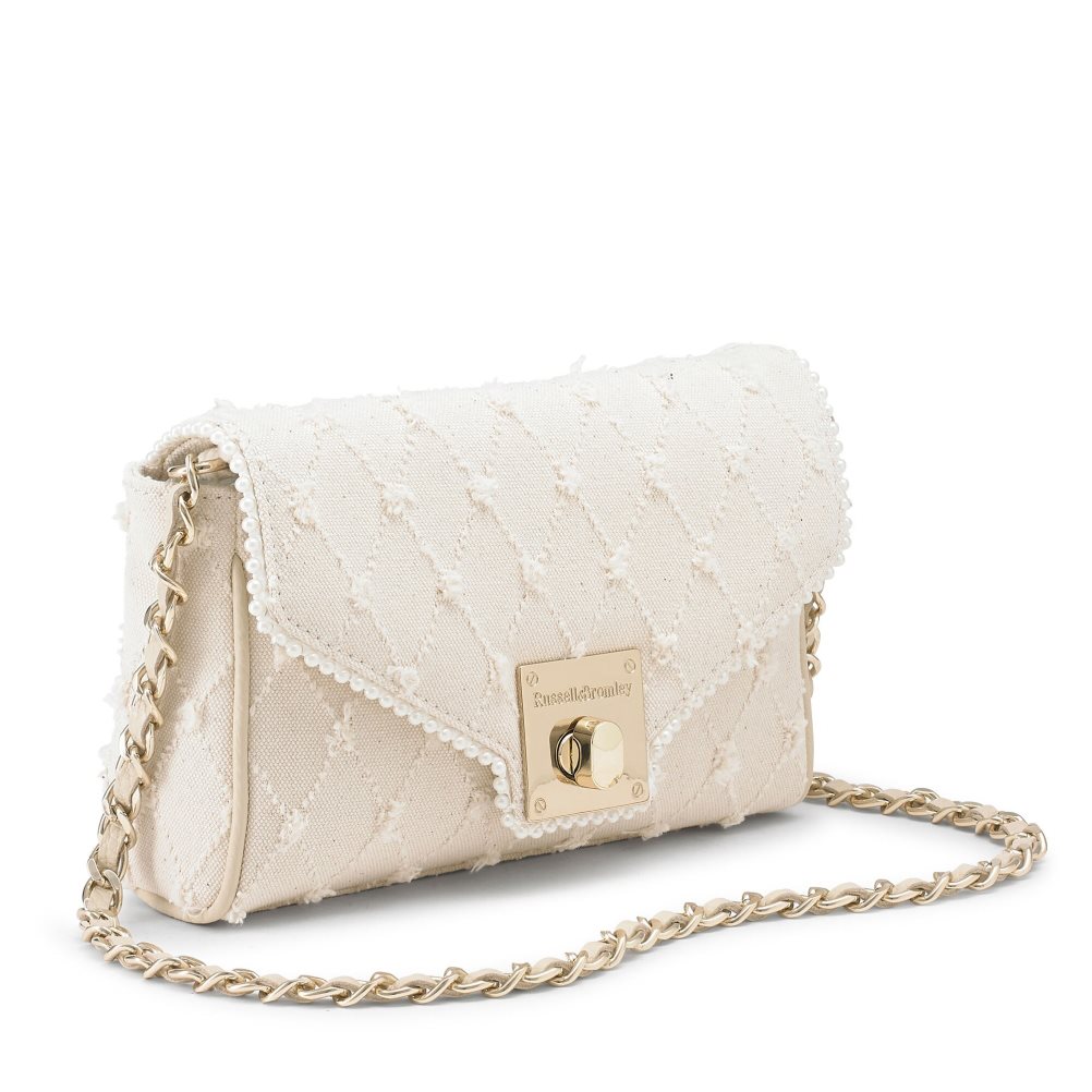 Dámské Mini Taška Russell & Bromley Promenade Chain Bílé | CZ-49817O