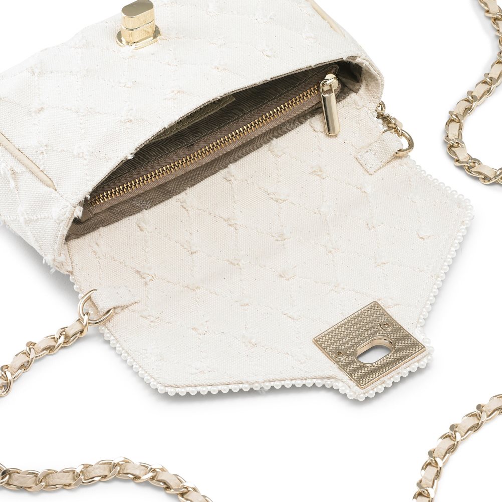 Dámské Mini Taška Russell & Bromley Promenade Chain Bílé | CZ-49817O