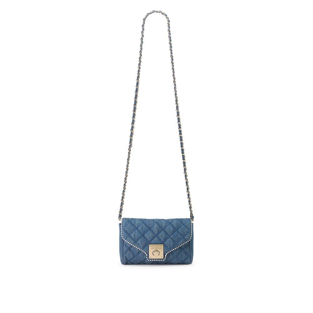 Dámské Mini Taška Russell & Bromley Promenade Chain Tmavě Blankyt | CZ-64381R
