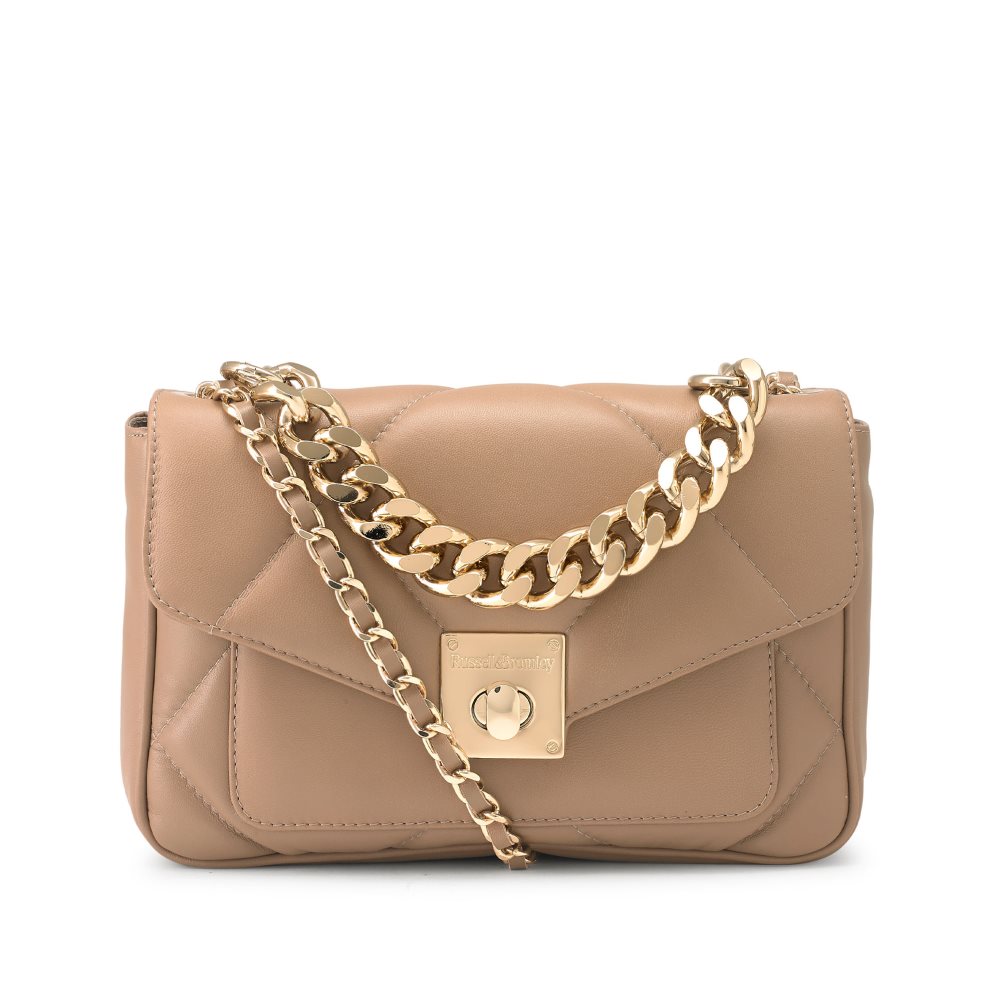 Dámské Mini Taška Russell & Bromley Quiltpuff Midi Béžový | CZ-15826D