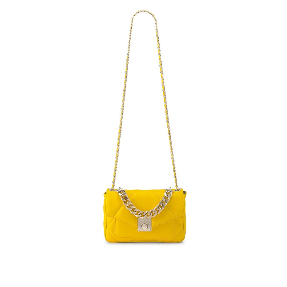Dámské Mini Taška Russell & Bromley Quiltpuff Midi Žluté | CZ-31698V