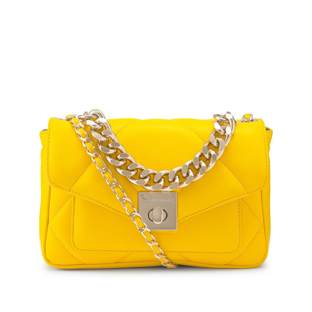 Dámské Mini Taška Russell & Bromley Quiltpuff Midi Žluté | CZ-31698V