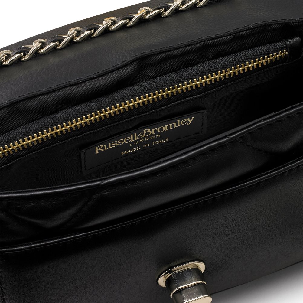 Dámské Mini Taška Russell & Bromley Quiltpuff Midi Černé | CZ-93784Y