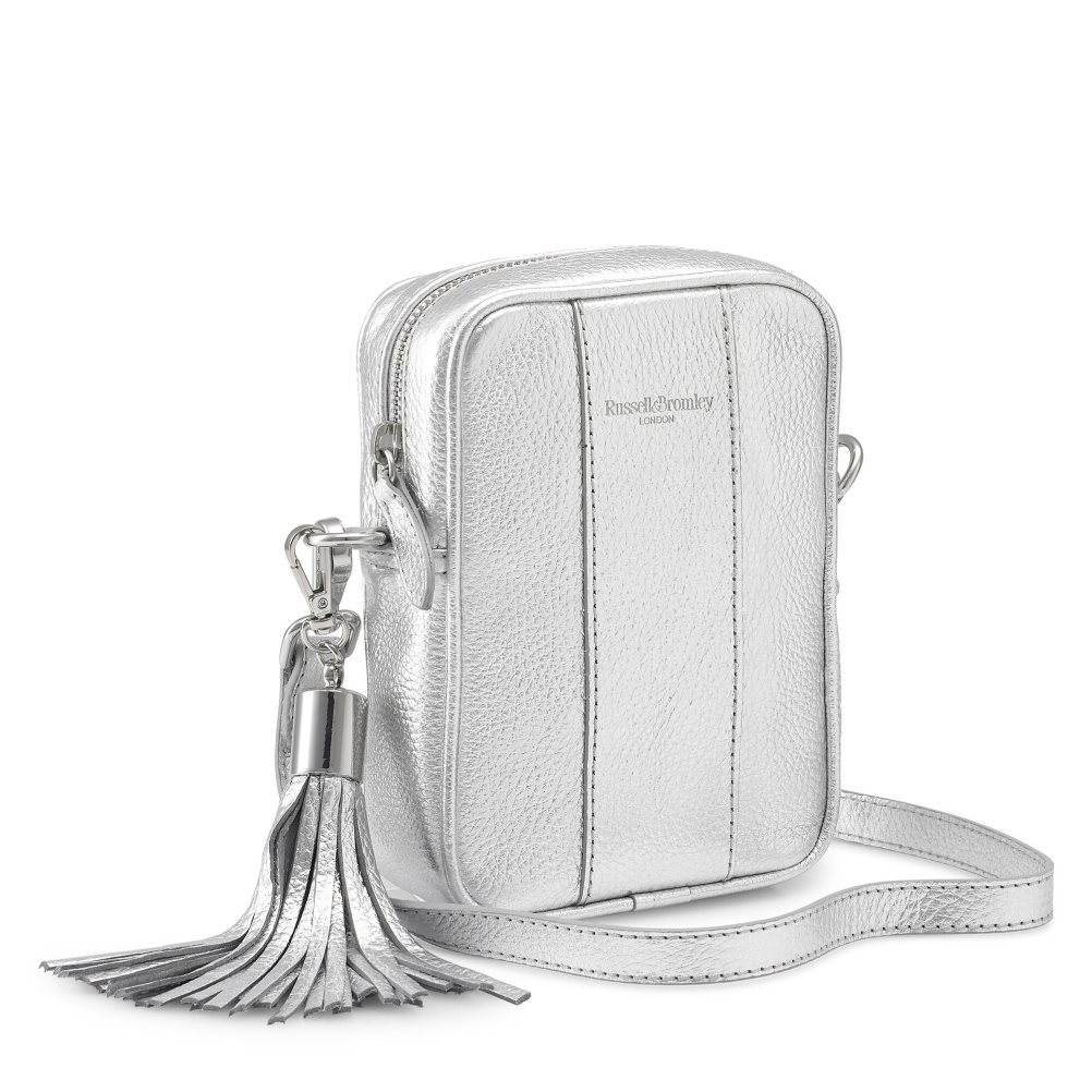 Dámské Mini Taška Russell & Bromley Rowlow Stříbrné | CZ-41906E