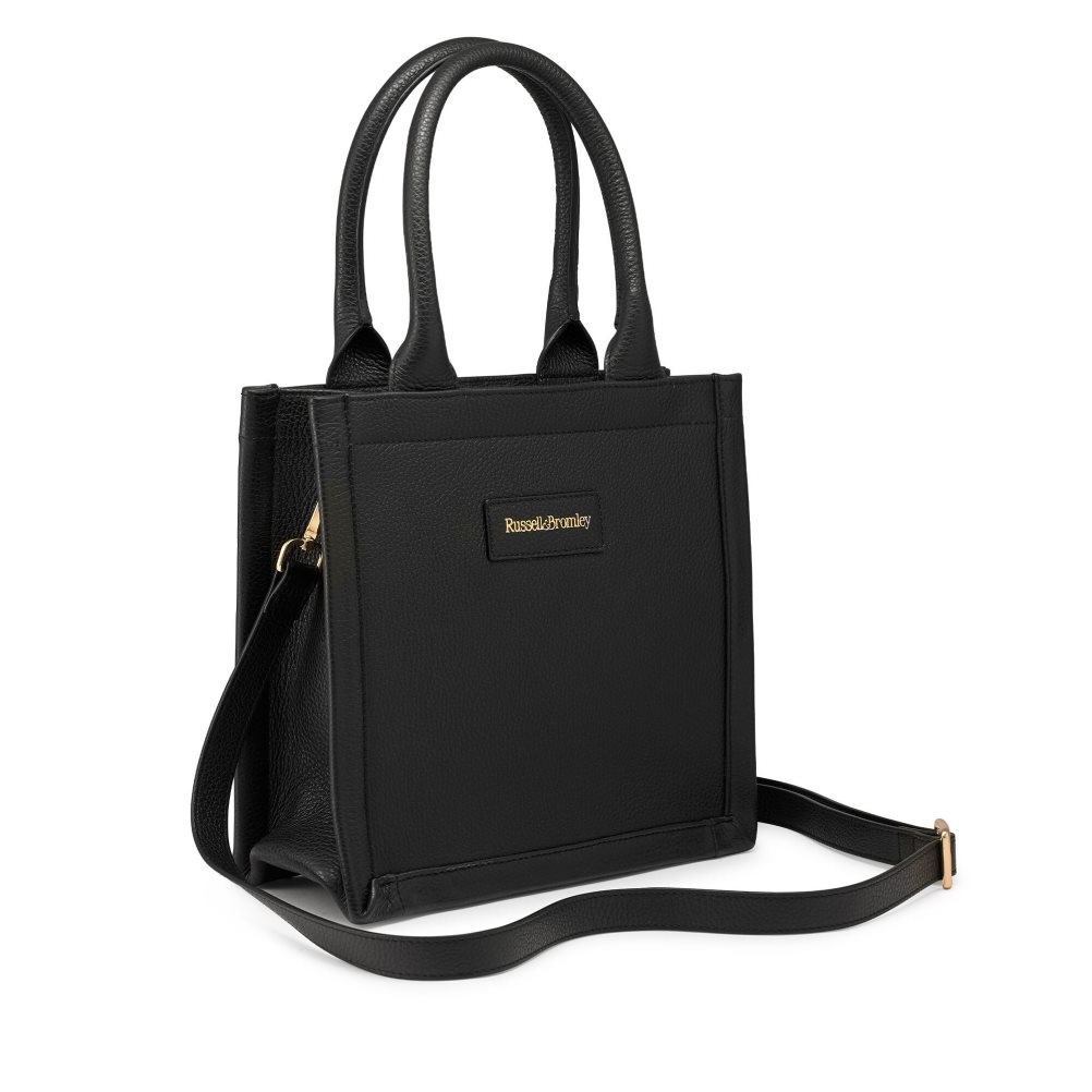 Dámské Mini Taška Russell & Bromley Toteally Market Černé | CZ-51486P