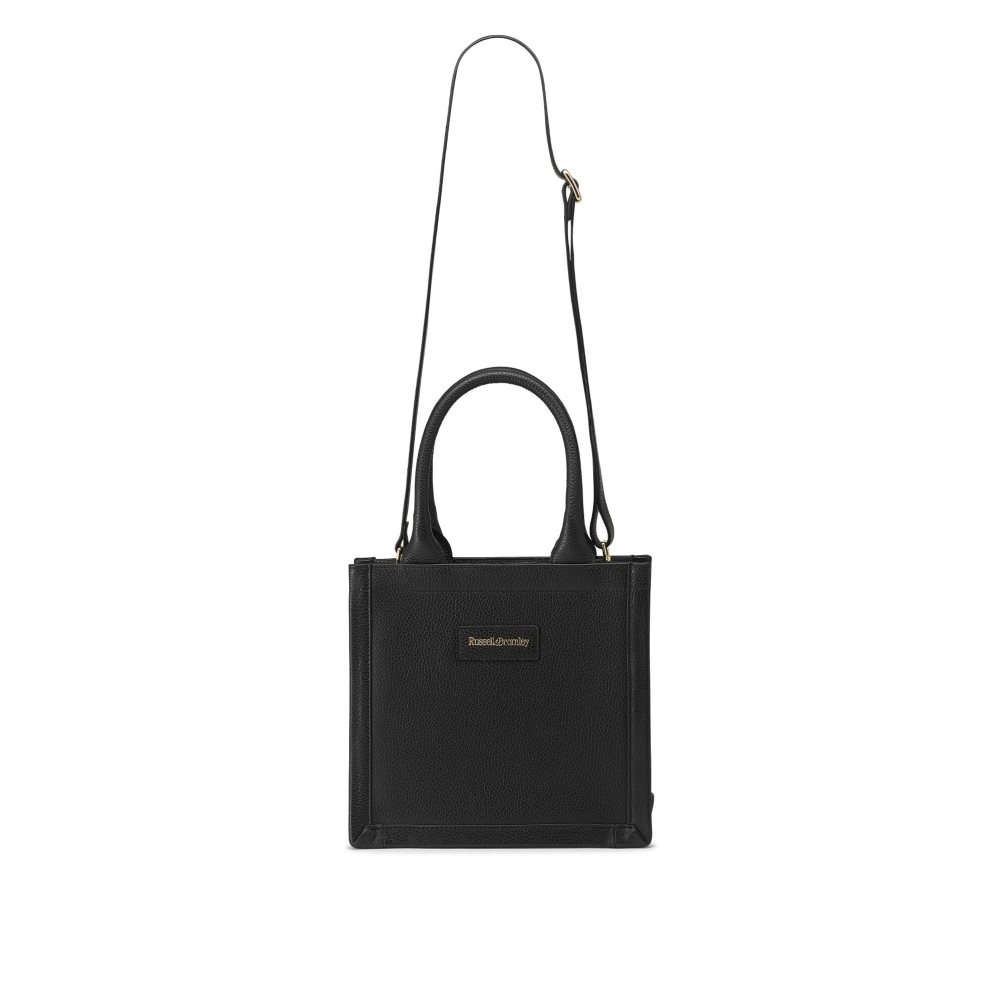 Dámské Mini Taška Russell & Bromley Toteally Market Černé | CZ-51486P