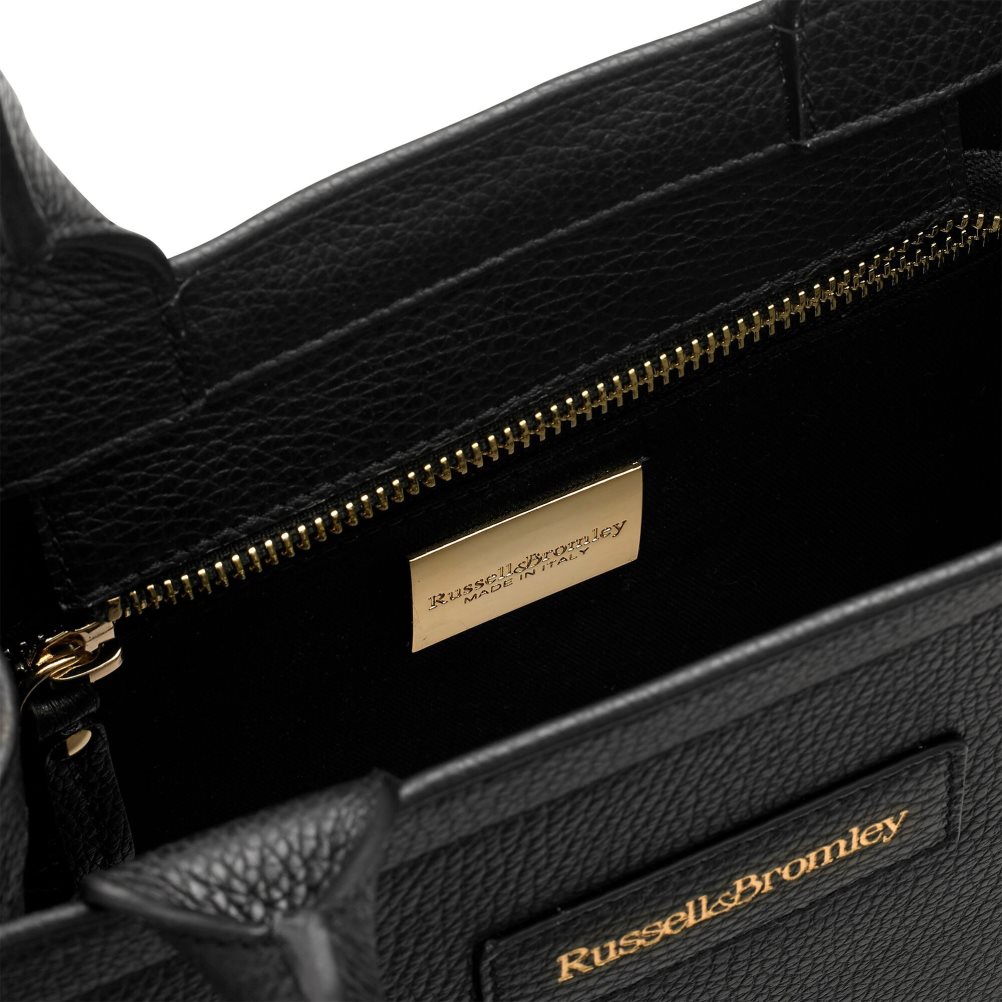 Dámské Mini Taška Russell & Bromley Toteally Market Černé | CZ-51486P