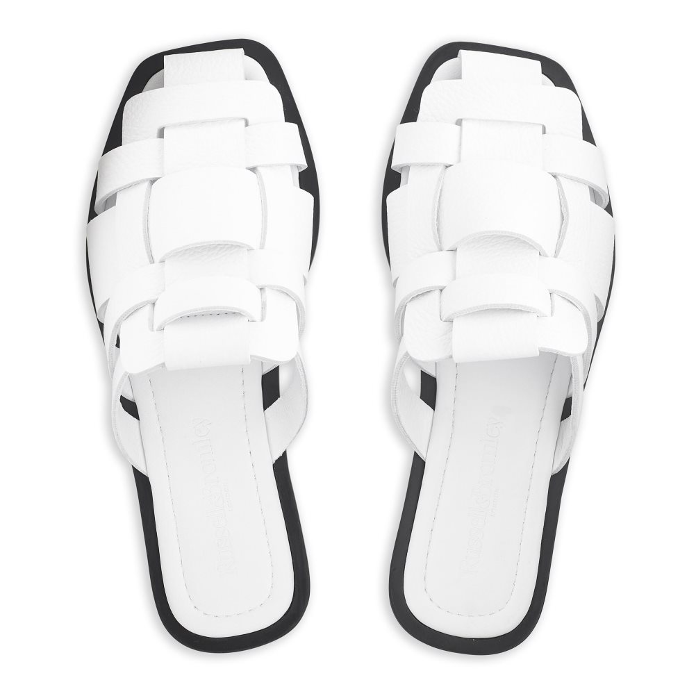 Dámské Ploché Sandály Russell & Bromley Ko Samui Fisherman Bílé | CZ-30589Z