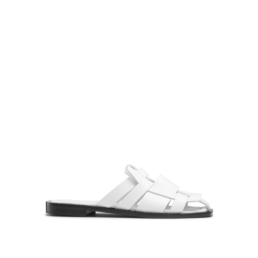 Dámské Ploché Sandály Russell & Bromley Ko Samui Fisherman Bílé | CZ-30589Z