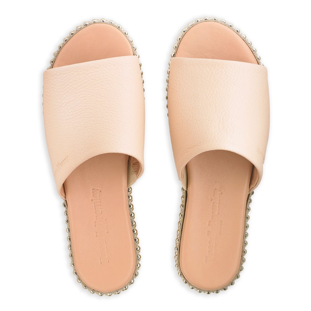 Dámské Ploché Sandály Russell & Bromley Moneypot Béžový | CZ-35926U