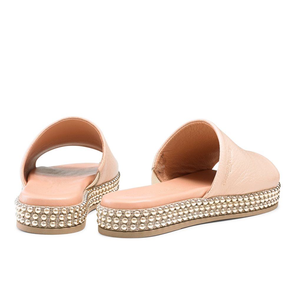 Dámské Ploché Sandály Russell & Bromley Moneypot Béžový | CZ-35926U