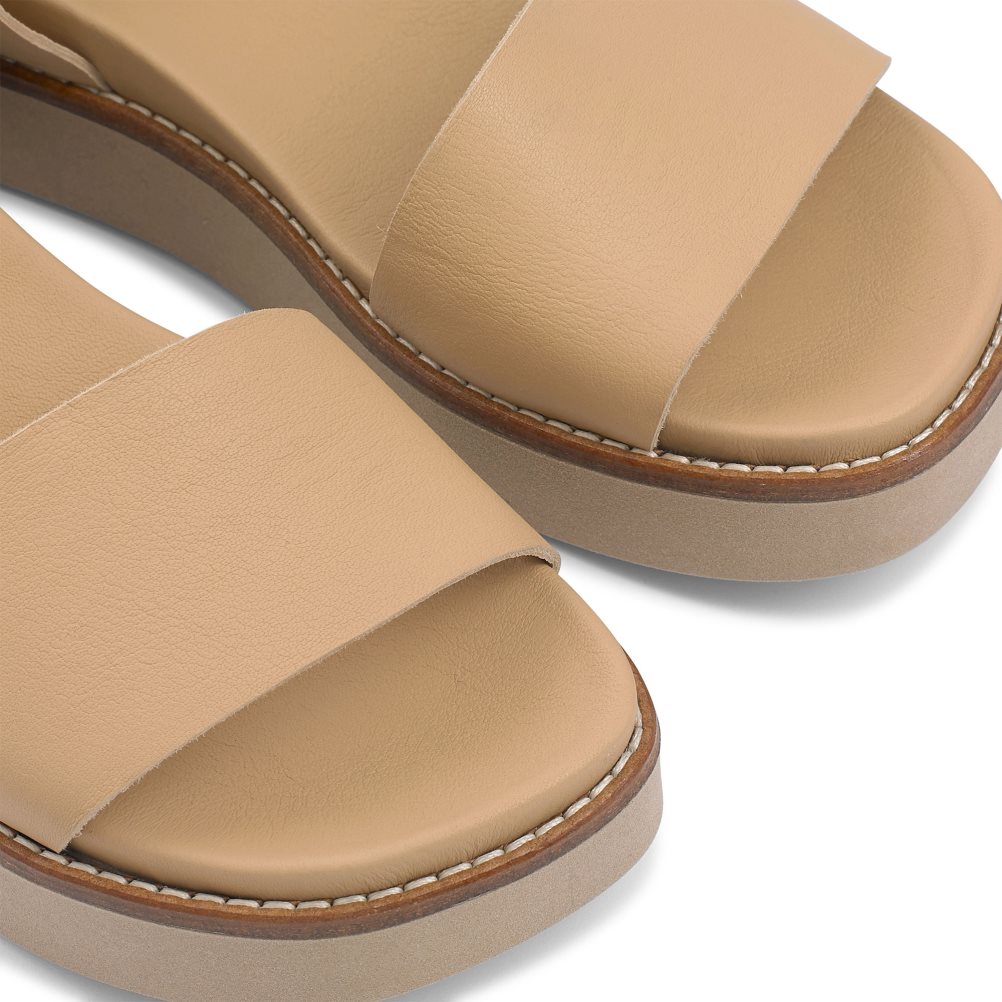 Dámské Ploché Sandály Russell & Bromley Boston Sportovní Světle Hnědé | CZ-41835R