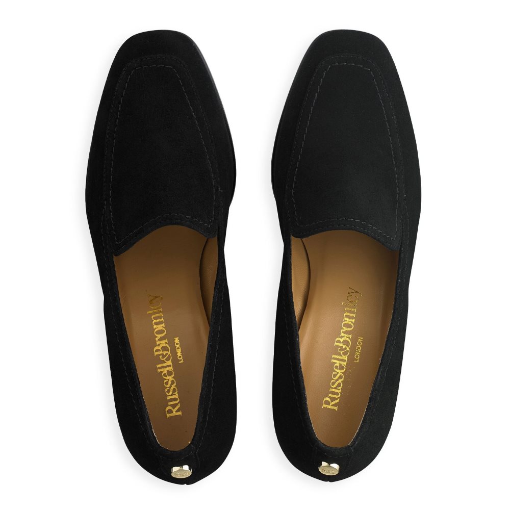 Dámské Podpatky Russell & Bromley Smokey Block Černé | CZ-50879T