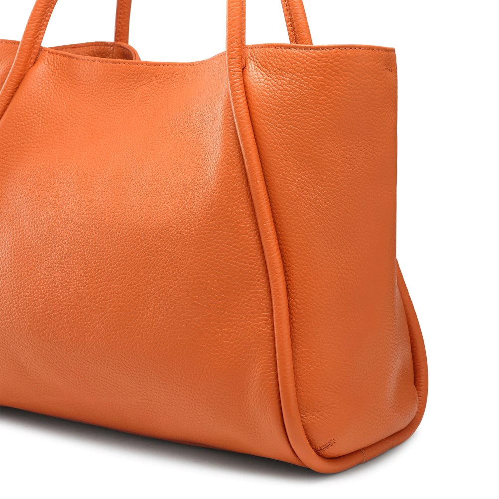 Dámské Přebalovací Tašky Russell & Bromley Icon Chain East/West Grab Oranžové | CZ-21905N